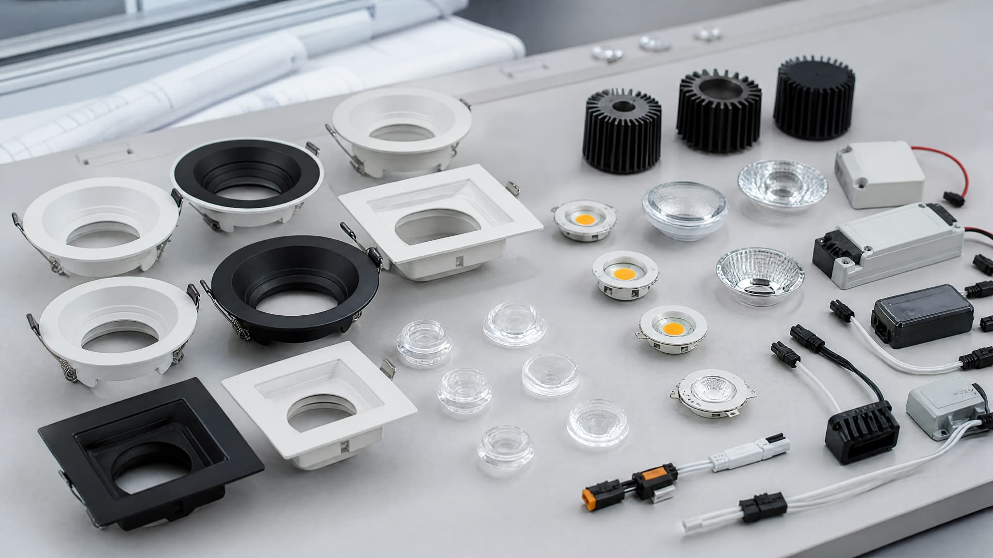 Lighting engineering workspace used for OEM and ODM product planning