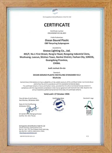 ANOVA OBP certification