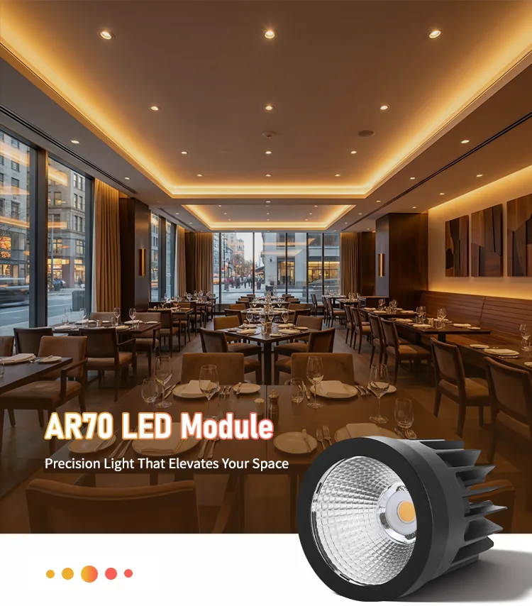 AR70 modular LED engine for professional lighting